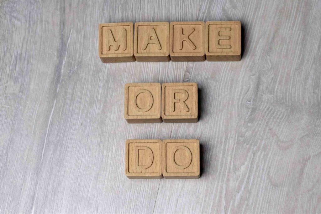 Diferencia de do y make: el error que cometes sin darte cuenta 1